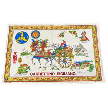 CARRETTO SICILIANO TEA TOWEL STROFINACCIO